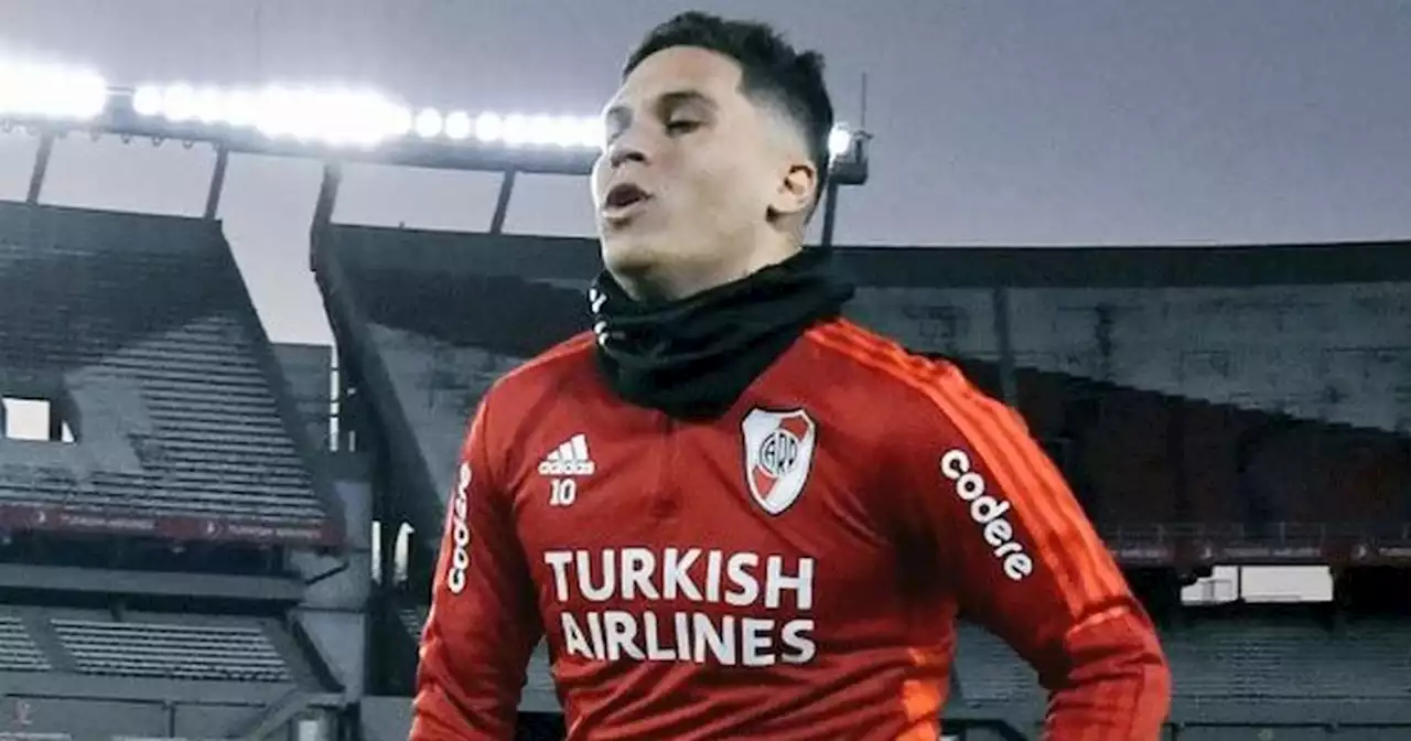 ‘Juanfer’ Quintero, de regreso en River Plate tras recibir el alta médica