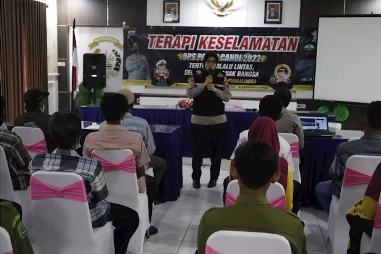 Langgar Lalin, Anak-anak Diberi Terapi Keselamatan oleh Polres Purbalingga |Republika Online