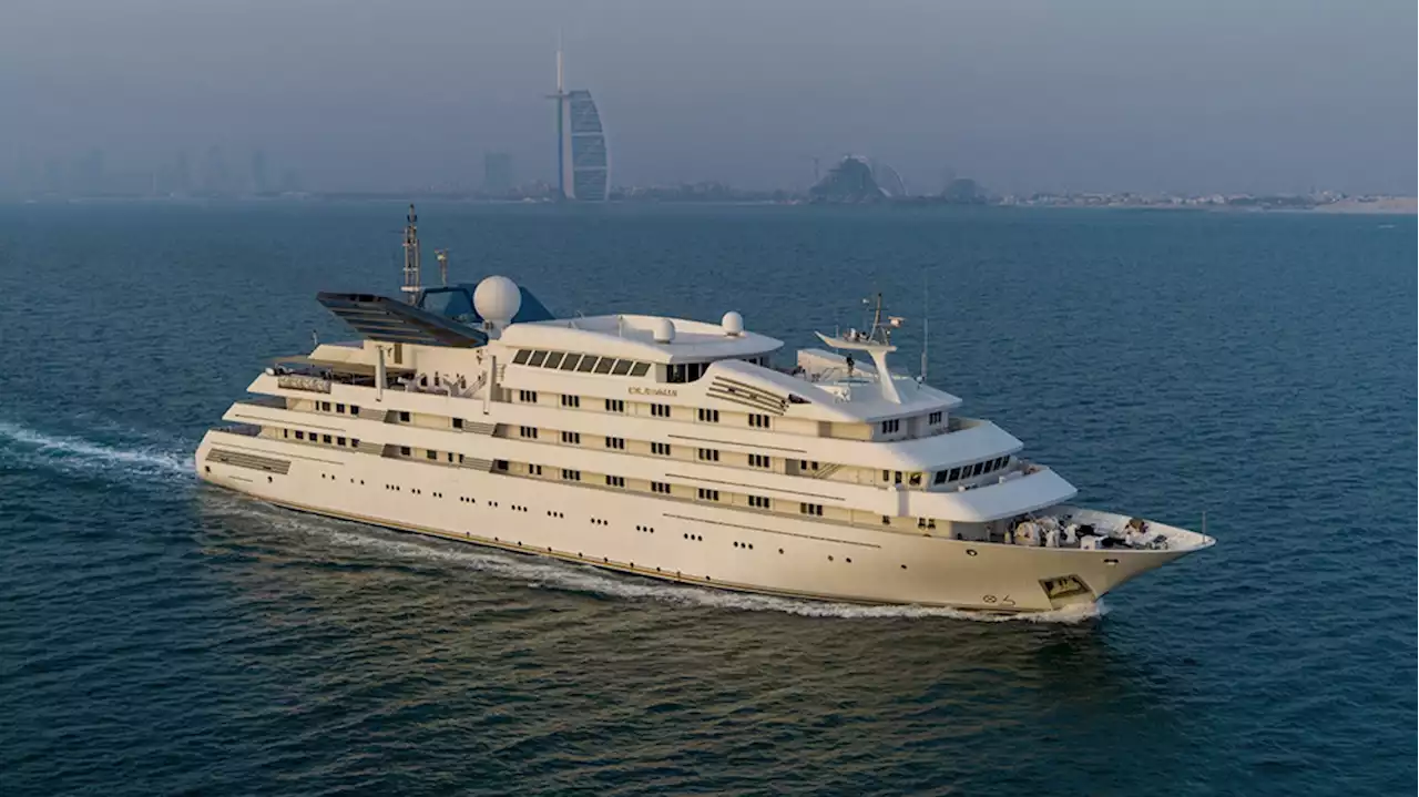 This 328-Foot Cruise Ship Turned Megayacht Has Its Own Nightclub and an Onboard Hospital