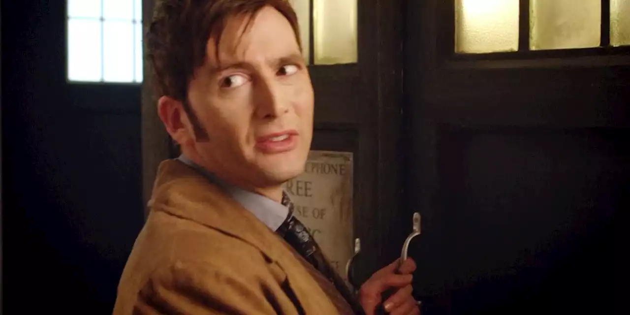 Doctor Who's David Tennant Emerges From TARDIS In New Set Video