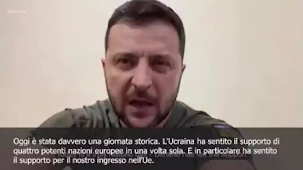 Zelensky dopo incontro con Draghi, Macrone Scholz: 'Giornata storica' - Il Sole 24 ORE