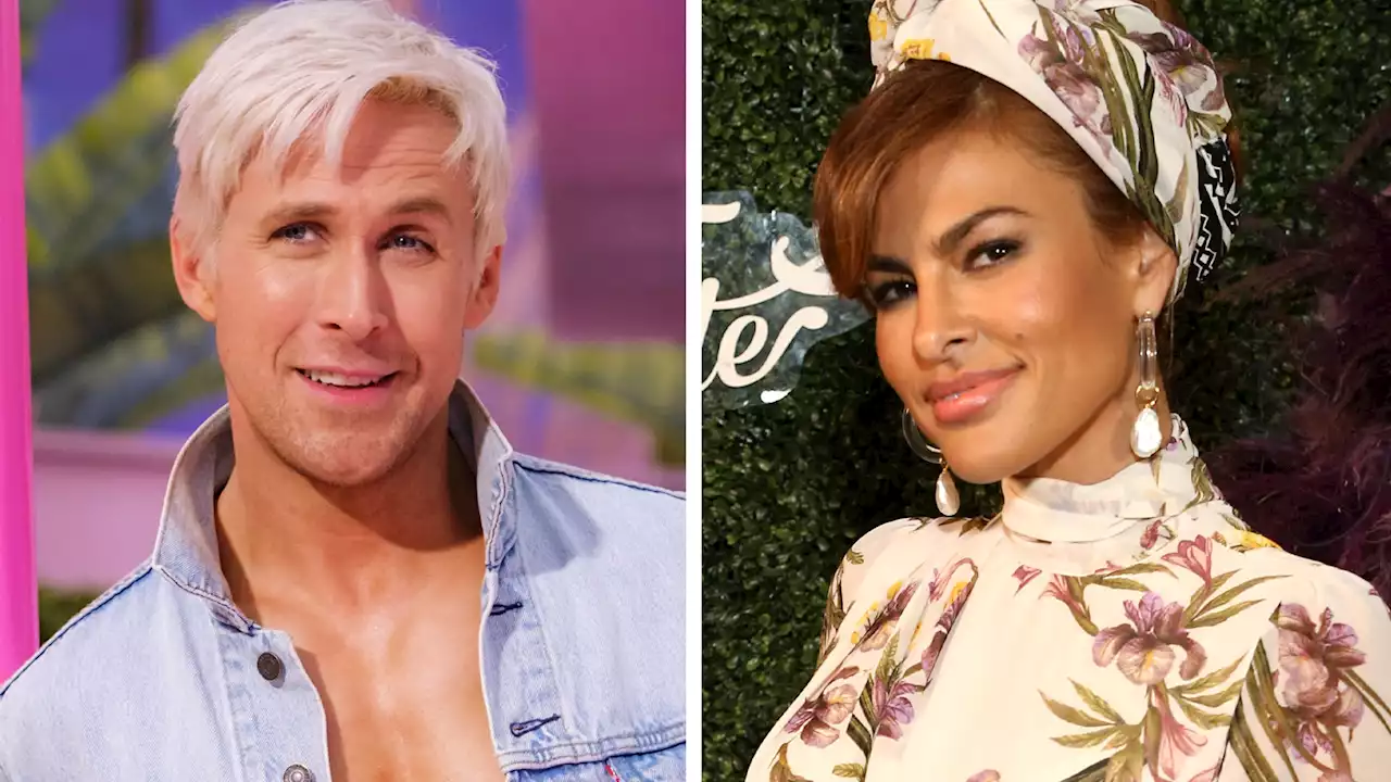 Eva Mendes Reacts To Ryan Gosling's First Look as Ken for Barbie Movie