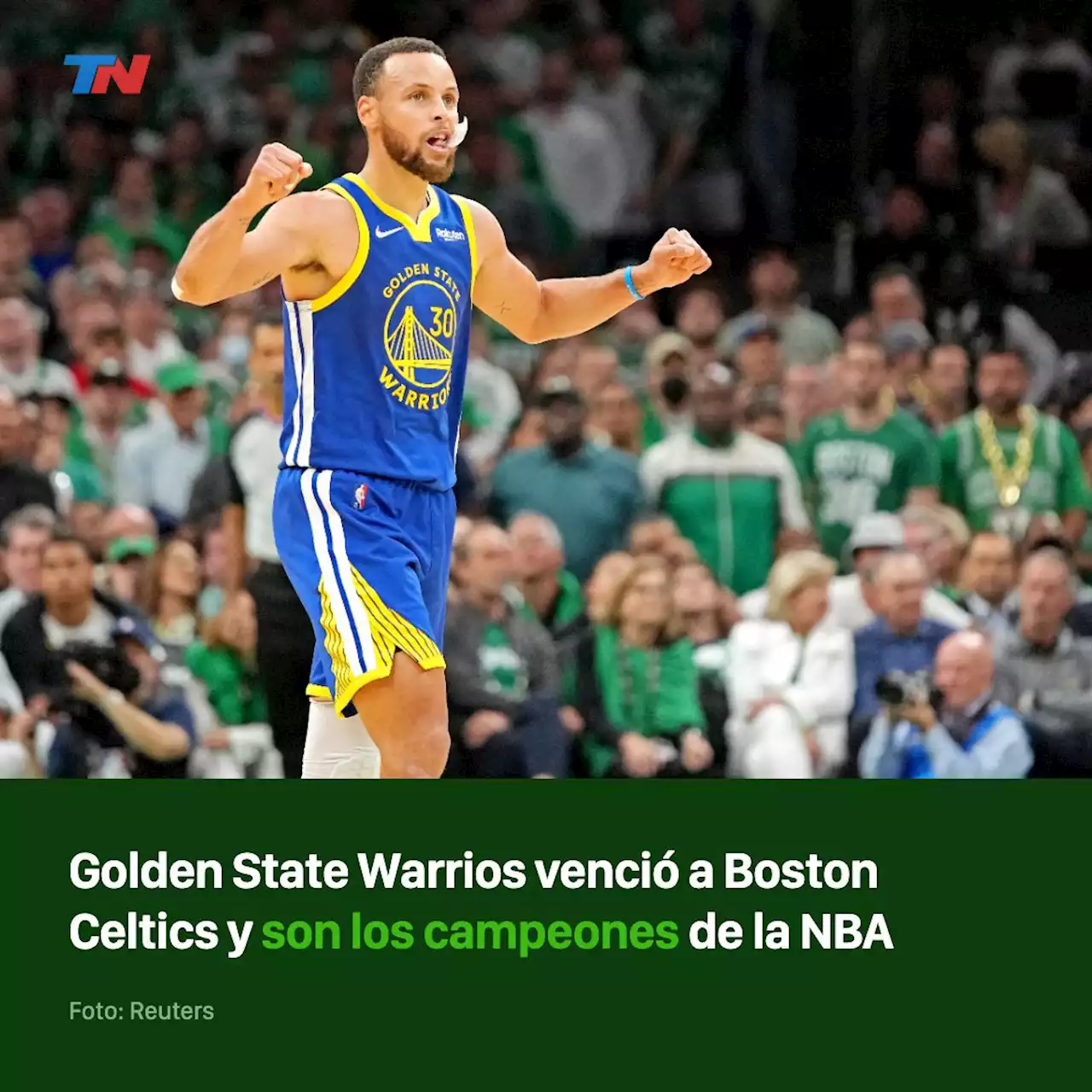 Golden State Warriors superó a Boston Celtics en las Finales y se consagró campeón de la NBA