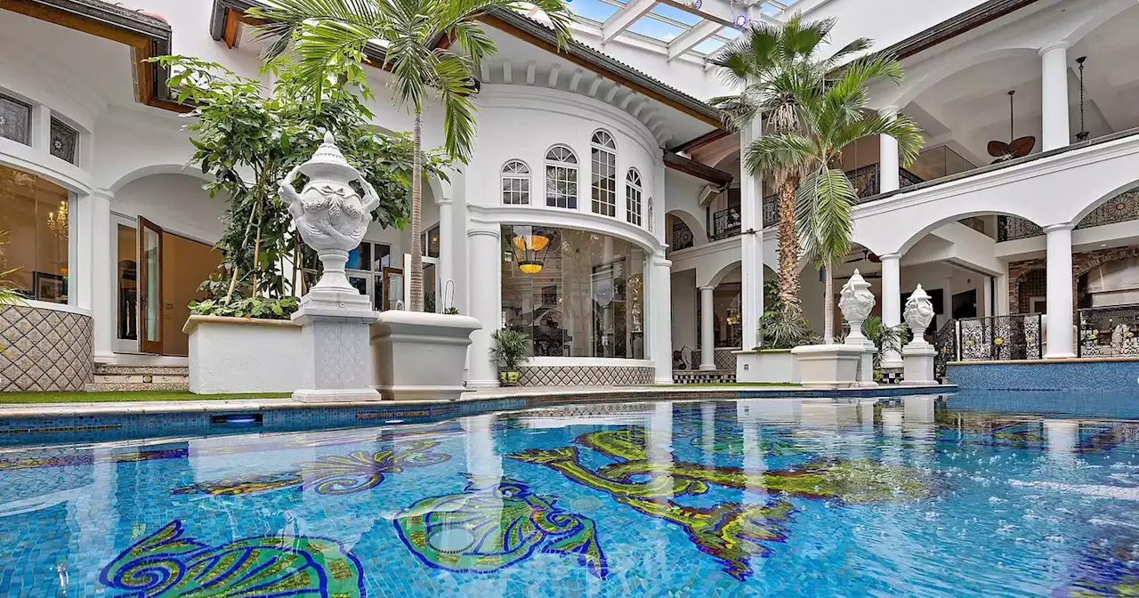 Photos: This Miami-Style Mansion in Maryland Is a Versace—or Cheesecake Factory—Fan’s Paradise - Washingtonian