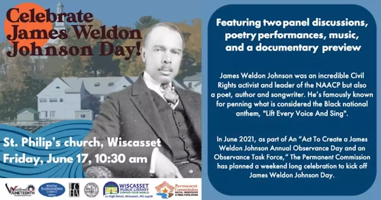 June 17 designated as James Weldon Johnson Day in Maine