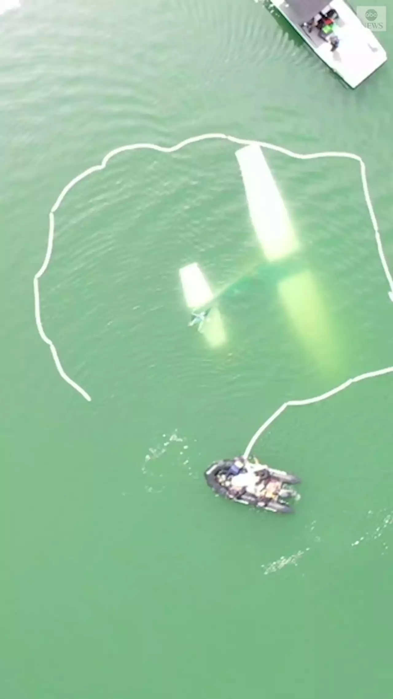 Paddleboarders rescue pilot who crashed plane in Austin lake