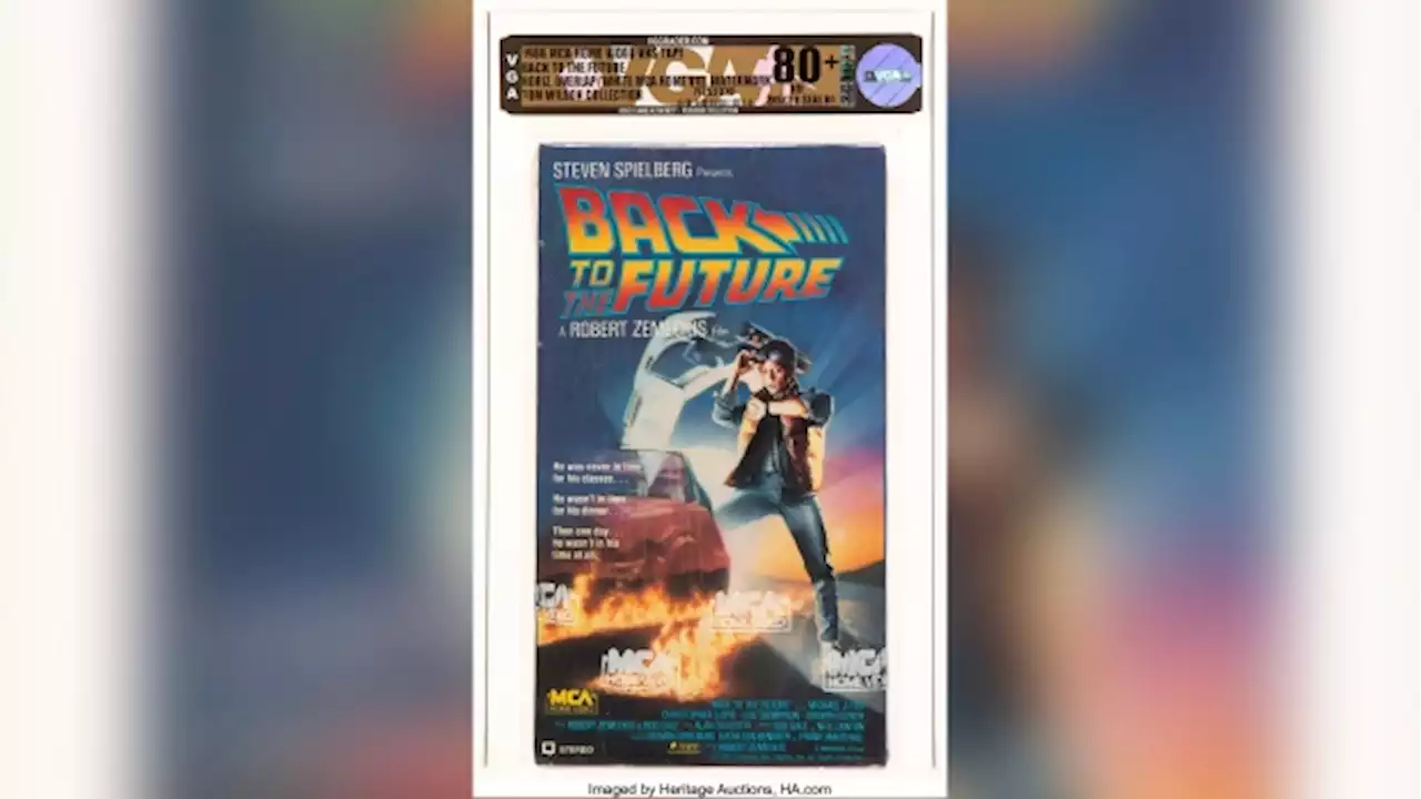 VHS copy of 'Back to the Future' sells for $75,000, setting a new auction record