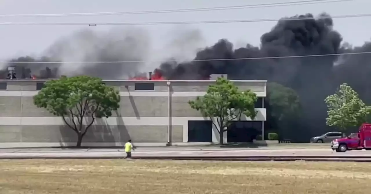 Roof of Davis County potato chip factory catches fire