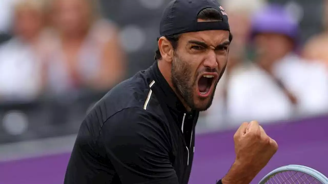 L'erba di Berrettini è sempre più verde. Batte Van de Zandschulp: è in finale al Queen's