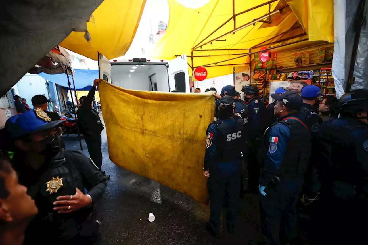 Balacera en Tepito deja un hombre muerto y un herido