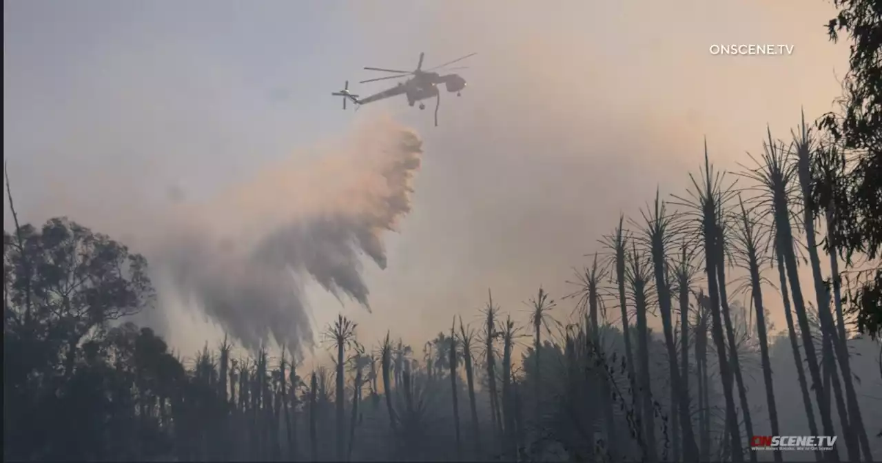 Riverside County fire near homes, shopping centers is now 70% contained