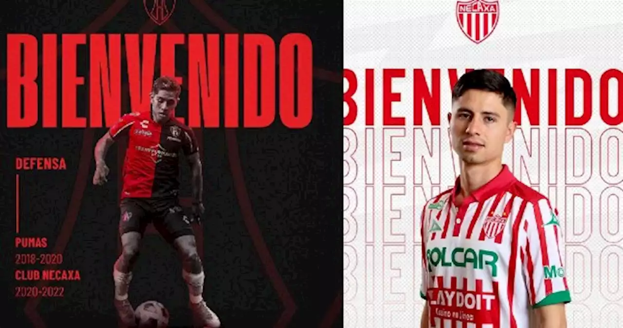 Atlas y Necaxa oficializaron intercambio de Domínguez y Garnica