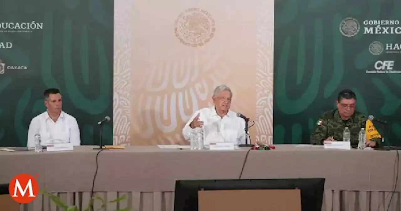 AMLO presenta plan de apoyo para damnificados por 'Agatha' en Oaxaca