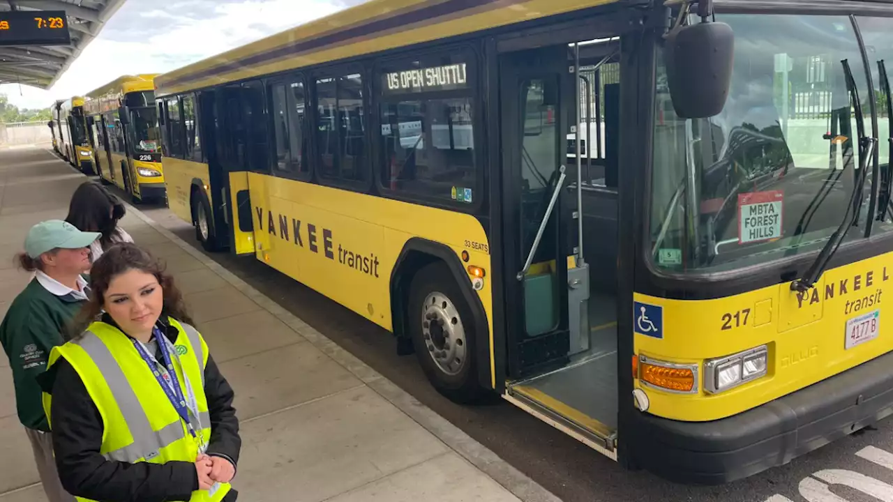 MBTA Services Shuttles to U.S. Open Amid Crowds