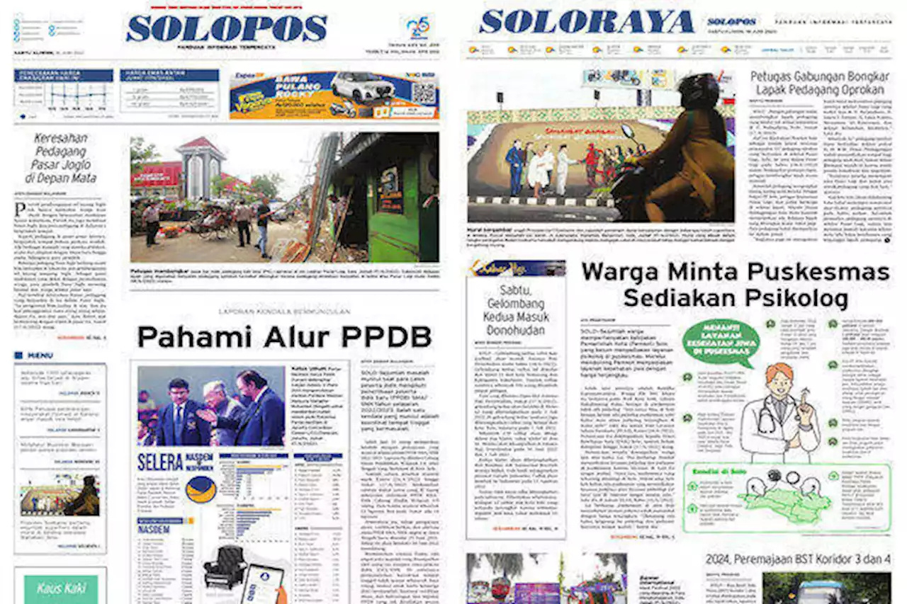 Solopos Hari Ini: Pahami Alur PPDB