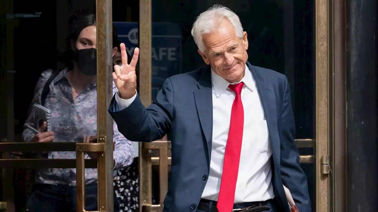 Ex-Trump aide Peter Navarro pleads not guilty to contempt charges