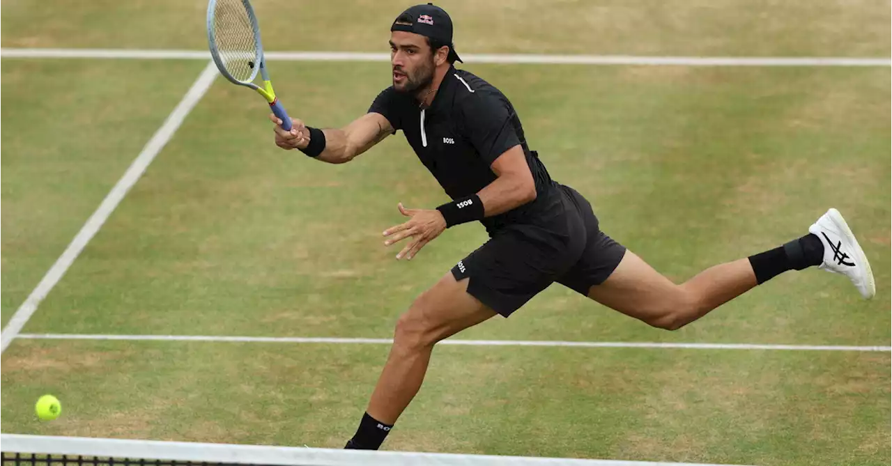 Tennis, Berrettini &egrave; ancora in finale al Queen&#39;s