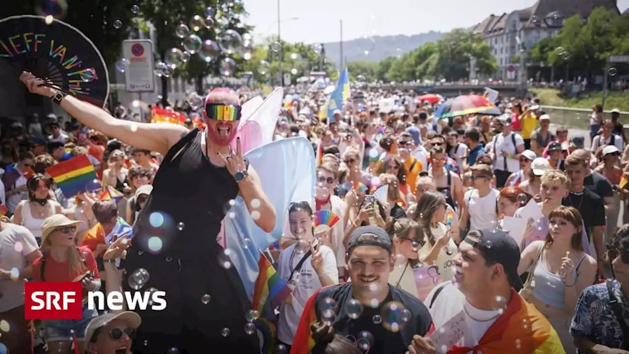 Zurich Pride - Tausende stehen in Zürich für trans Menschen ein