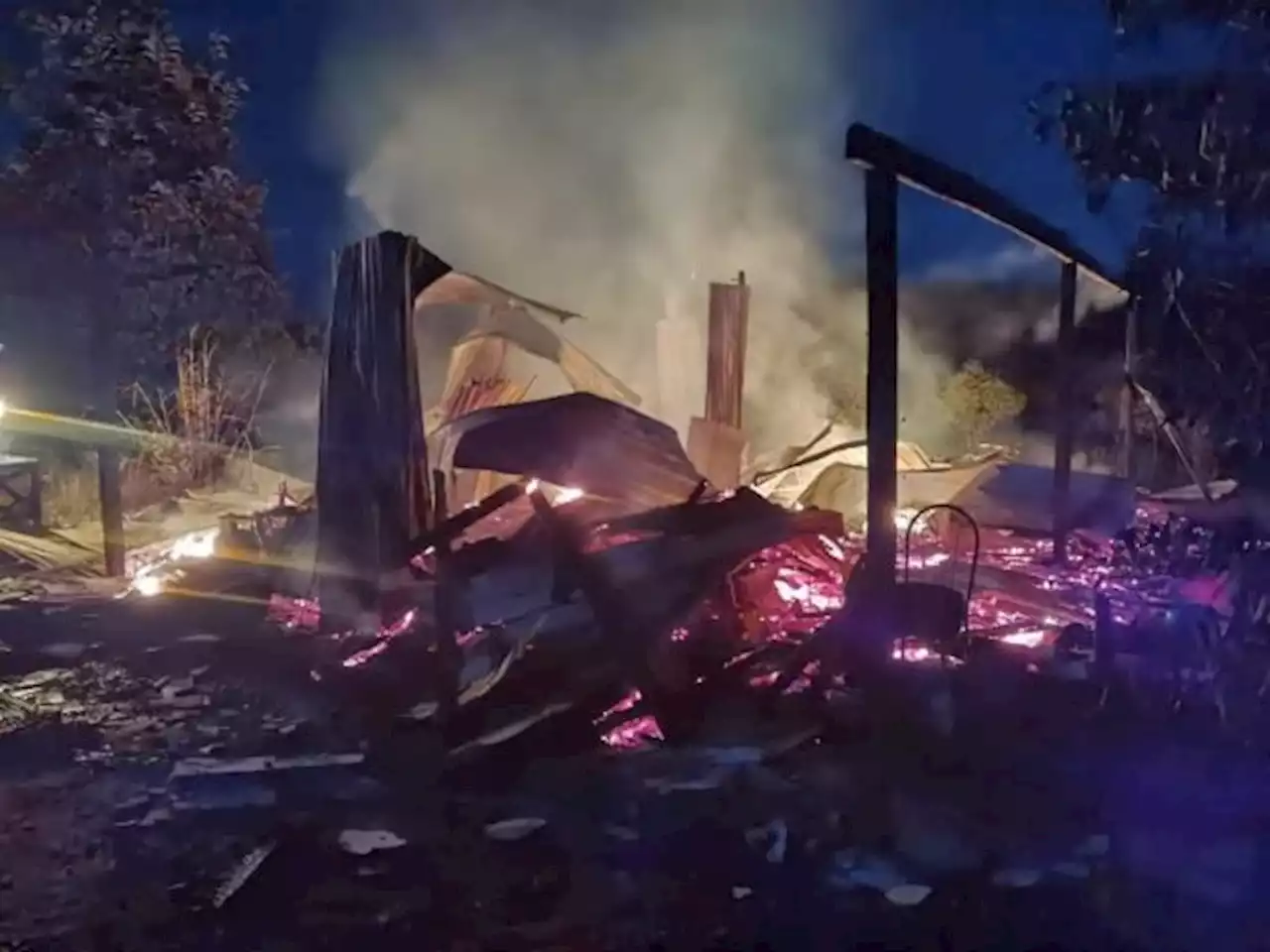 Man sustains burns after setting house on fire