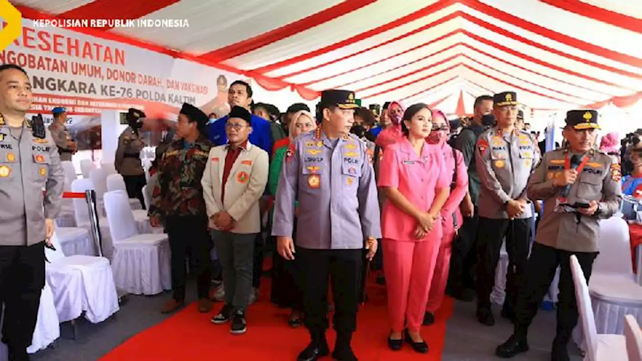 Kapolri Hadiri Bakti Kesehatan di Titik Nol IKN