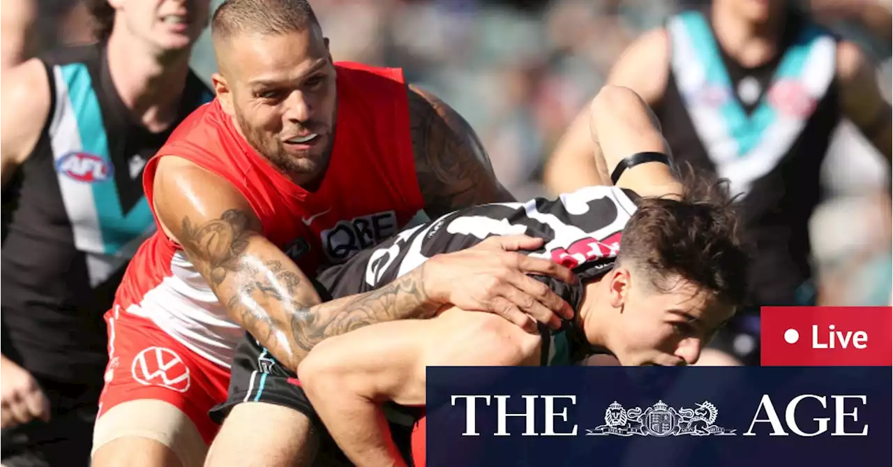 AFL 2022 round 14 LIVE updates: Butters, debutant injured as Swans close in on Port