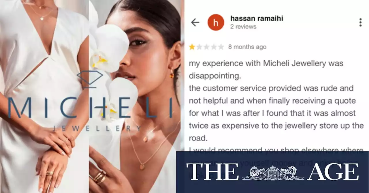 One-star Google review ‘revenge’ for rent dispute, jewellers say