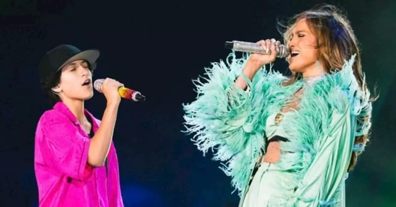 J.Lo harmonizes with 14-year-old daughter Emme in gorgeous duet at Dodger Stadium