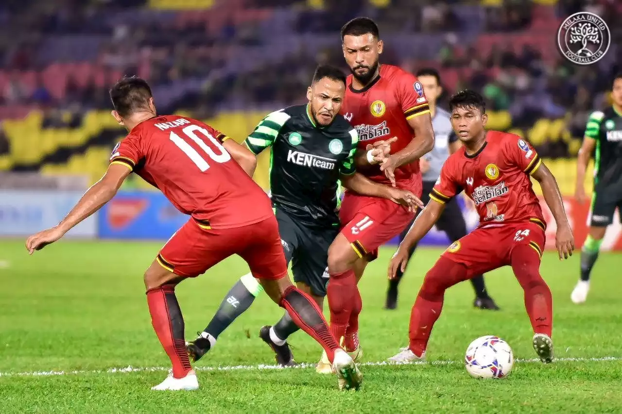 Melaka United, Negeri Sembilan sekadar berkongsi mata