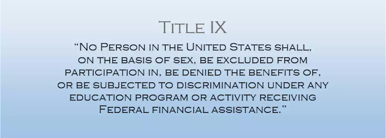 Title IX at 50: Remarkable Progress, Much Work to Do - Women’s Media Center