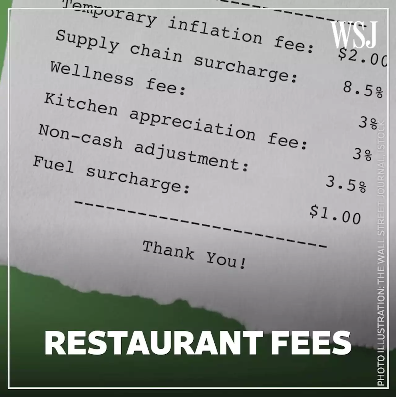 Restaurants Add New Fees to Your Check to Counter Inflation