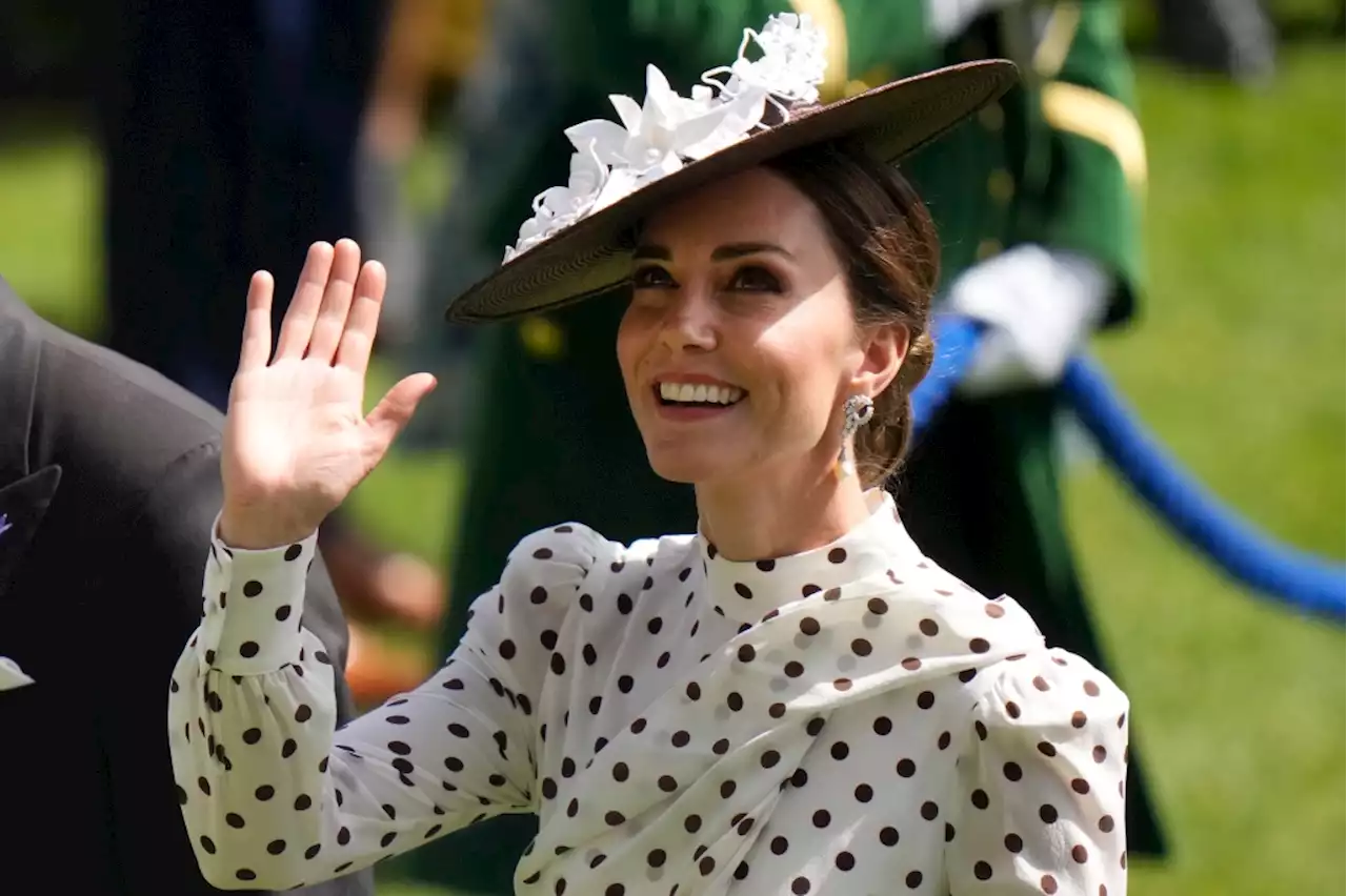 The Duchess of Cambridge Channels Princess Diana in Alessandra Rich at the 2022 Royal Ascot