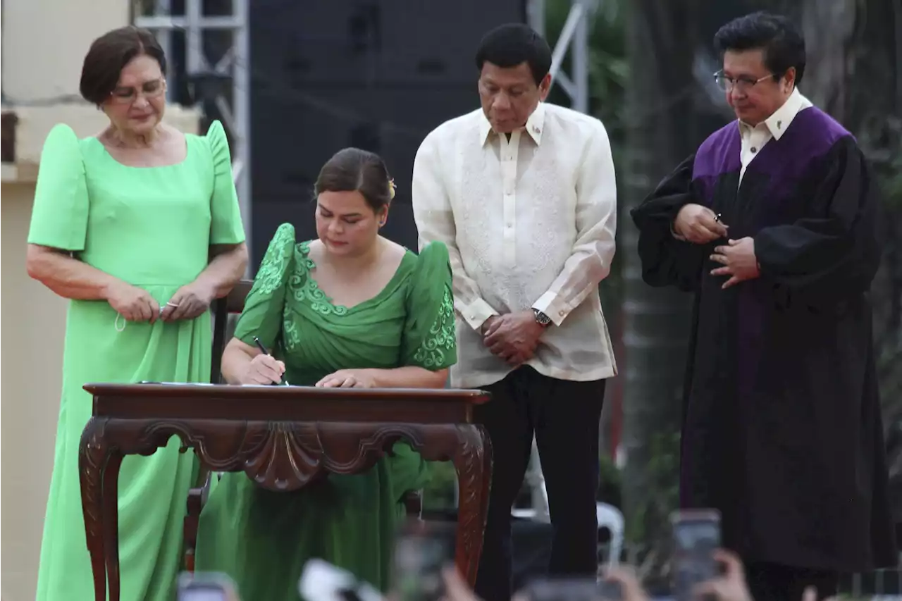 Duterte's daughter takes oath as Philippine vice president