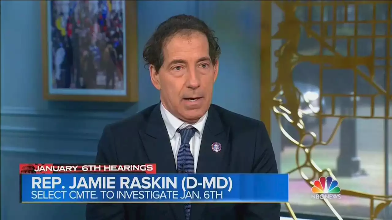 Trump lashing out at Jan. 6 panel is 'essentially saying 'yeah I did it'': Raskin