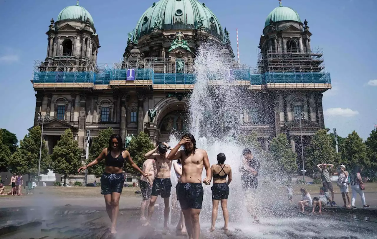 Um 15 Uhr kletterte das Thermometer in Berlin auf tropische 38 Grad!