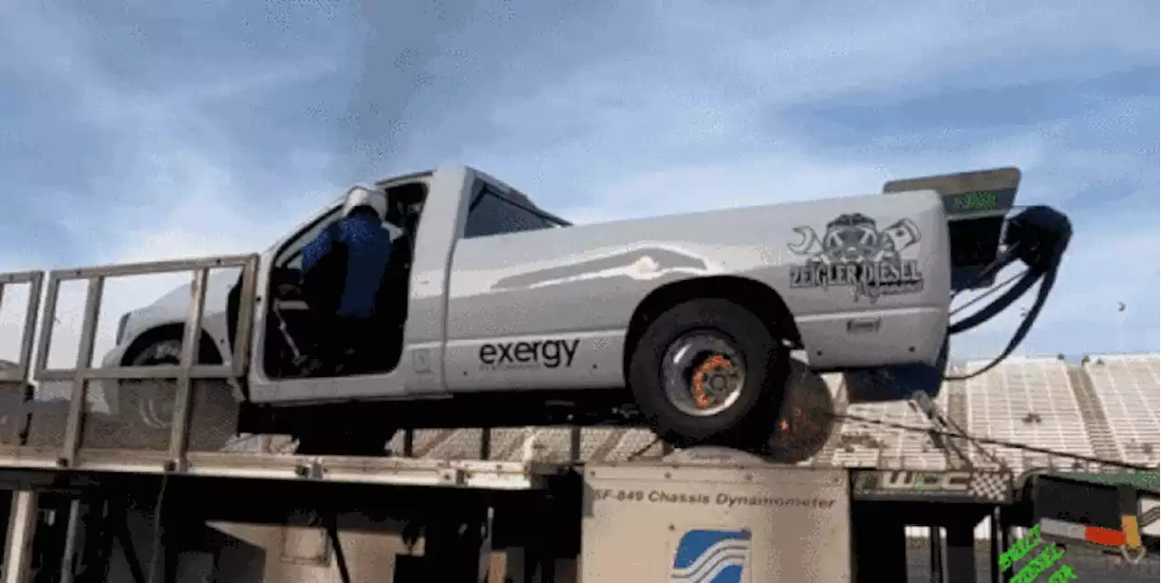 3,336-HP Ram Truck Running Over 180 PSI Of Boost Has Its Dyno Straps Terrified | Carscoops