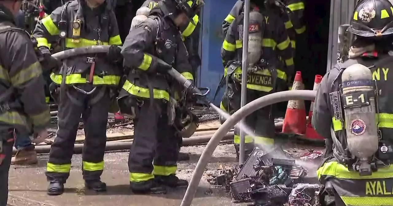 FDNY: 200 lithium ion batteries found after fire breaks out in Hell's Kitchen building