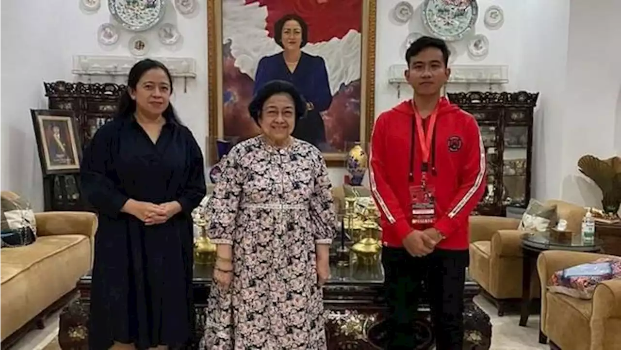 Gibran Bertamu ke Rumah Megawati, Ditemani Puan