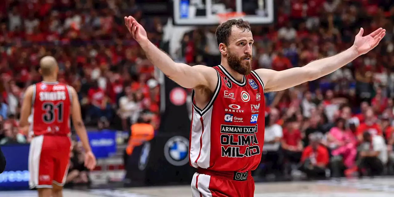 L'Olimpia Milano è campione d'Italia: battuta la Virtus Bologna in gara-6