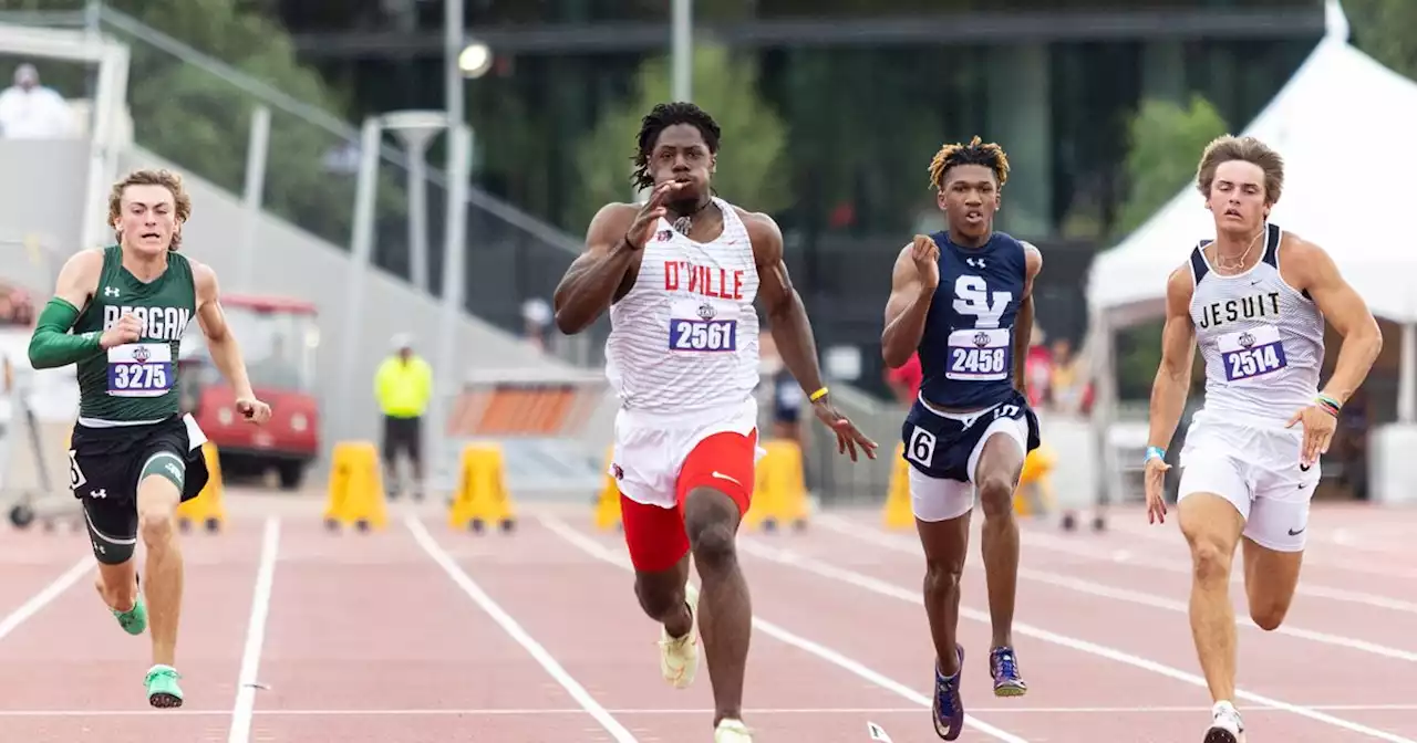 SMU football signee Pierre Goree of Duncanville wins national title in 100 meters