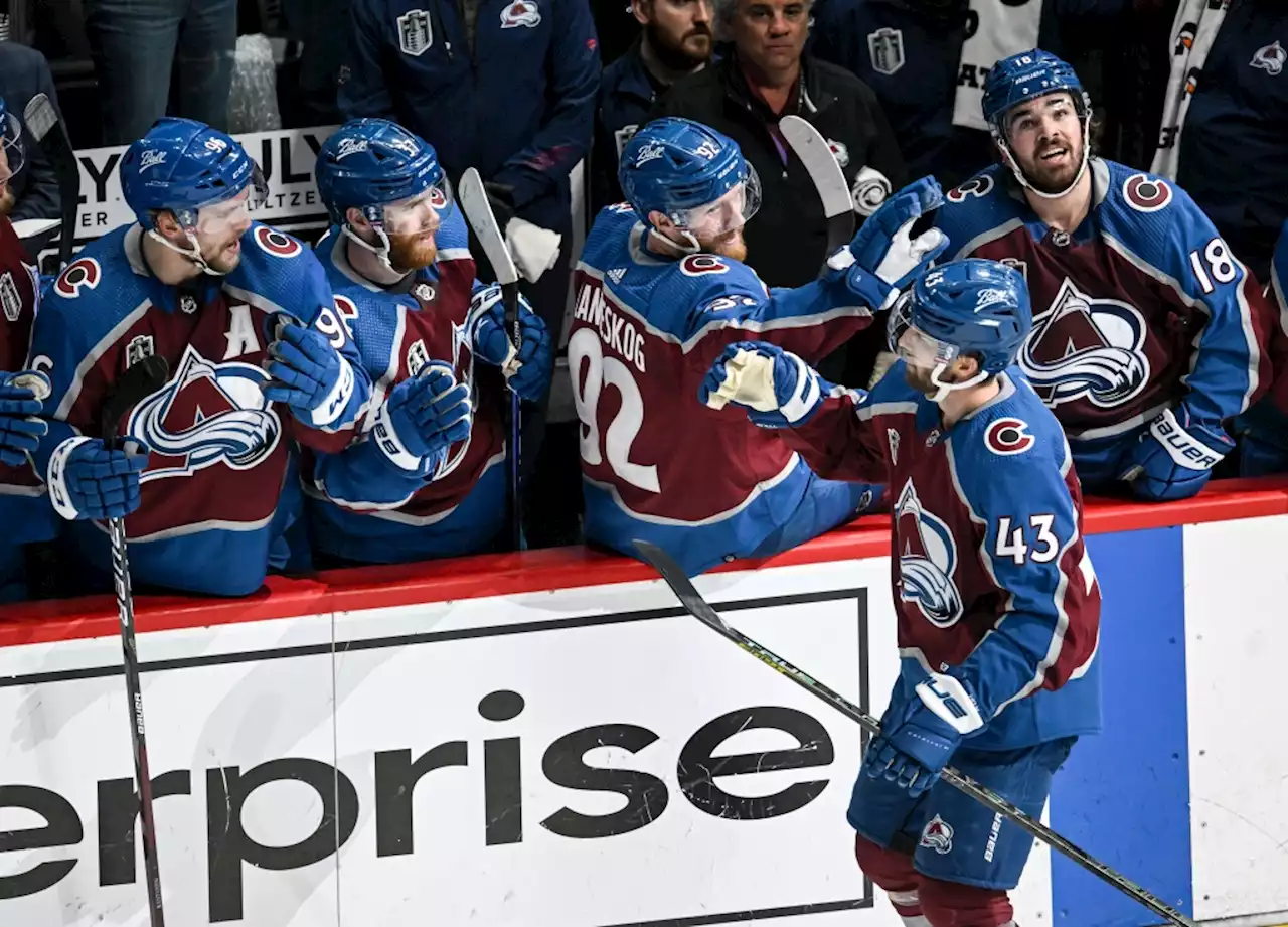 Bruising forward Darren Helm becomes scorer in Game 2 for Avalanche