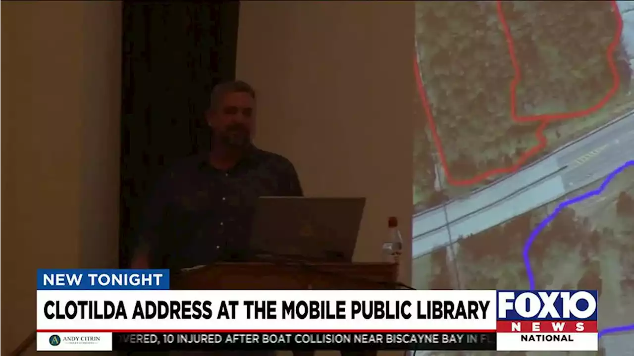 Ben Raines speaks on Clotilda at Mobile Public Library