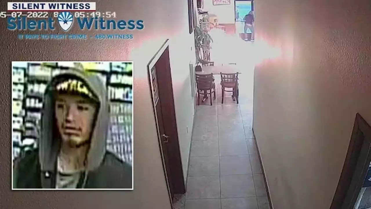 Arson suspect wanted for setting fire to Mexican restaurant in Maryvale