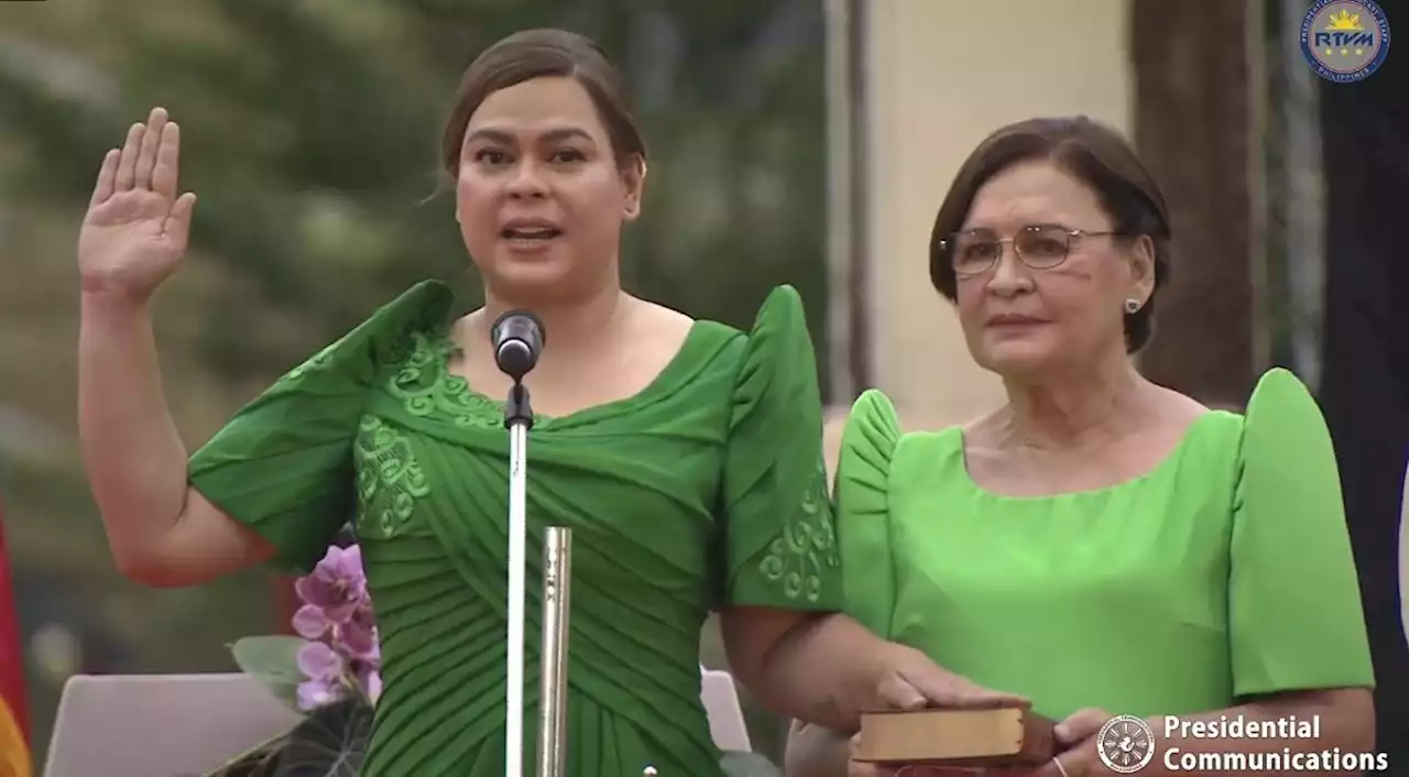 Sara Duterte takes oath as Philippines' 15th Vice President