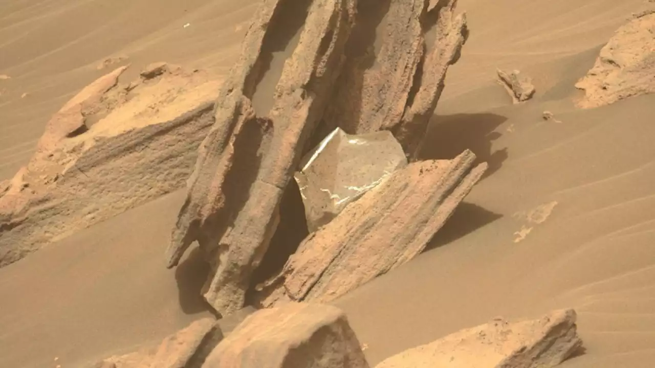 NASA's Perseverance rover spots its own junk on Mars and sends back a picture of it