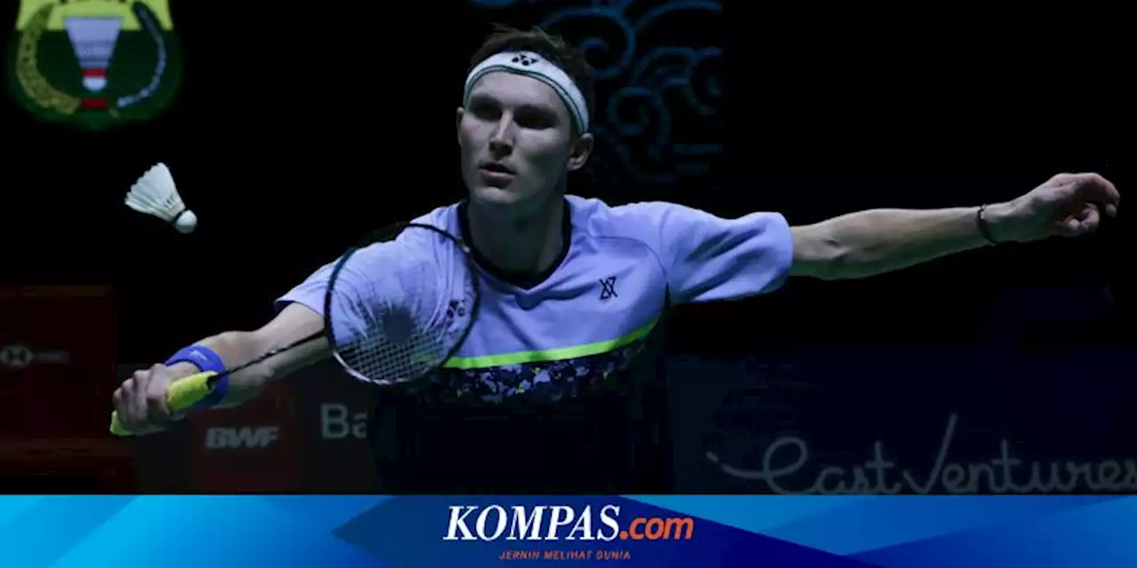 BERITA FOTO: Axelsen Kontra Zhao Jun Peng di Final Indonesia Open 2022