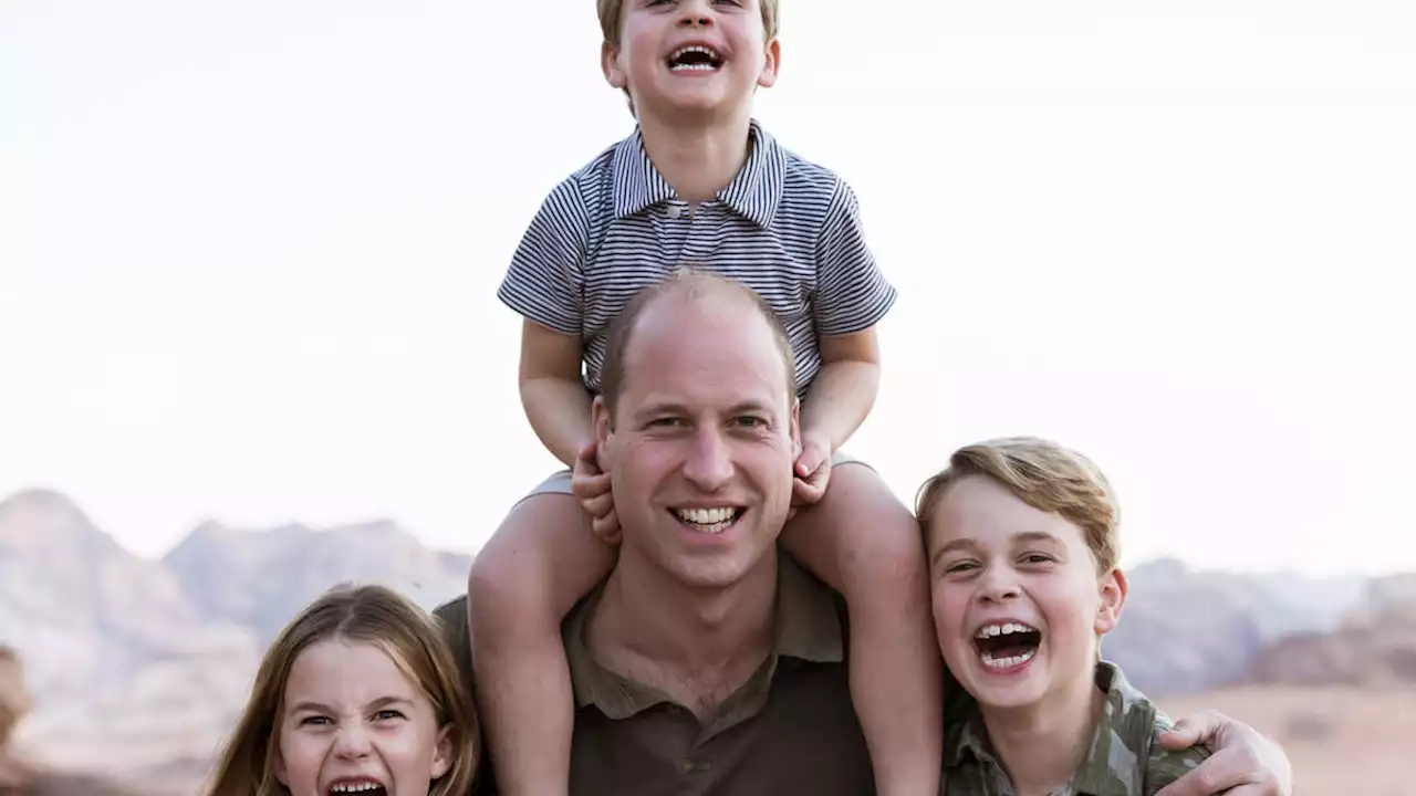 Prince William shares touching photo with George, Charlotte and Louis to mark Father's Day