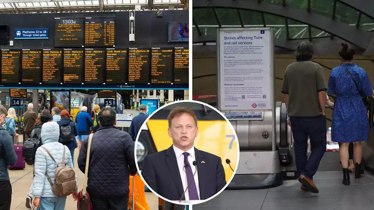 Union 'punishing millions' with next week's rail strike, transport secretary warns