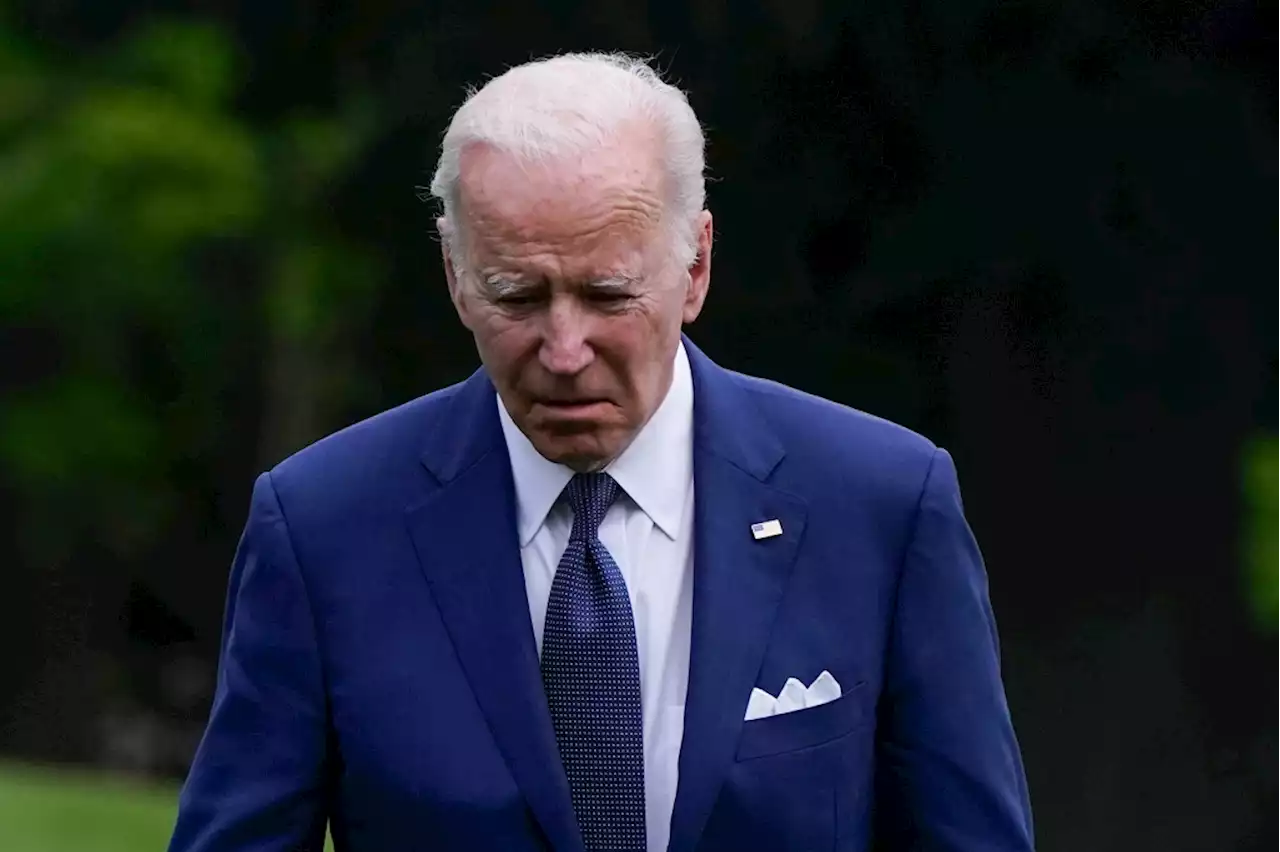 Biden falls off bike while coming to stop, says he’s OK