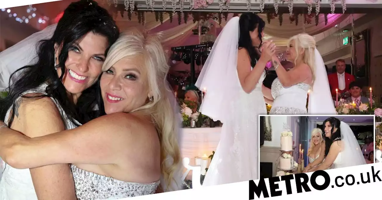 Sam Fox marries partner of six years Linda Olsen in lavish Essex ceremony