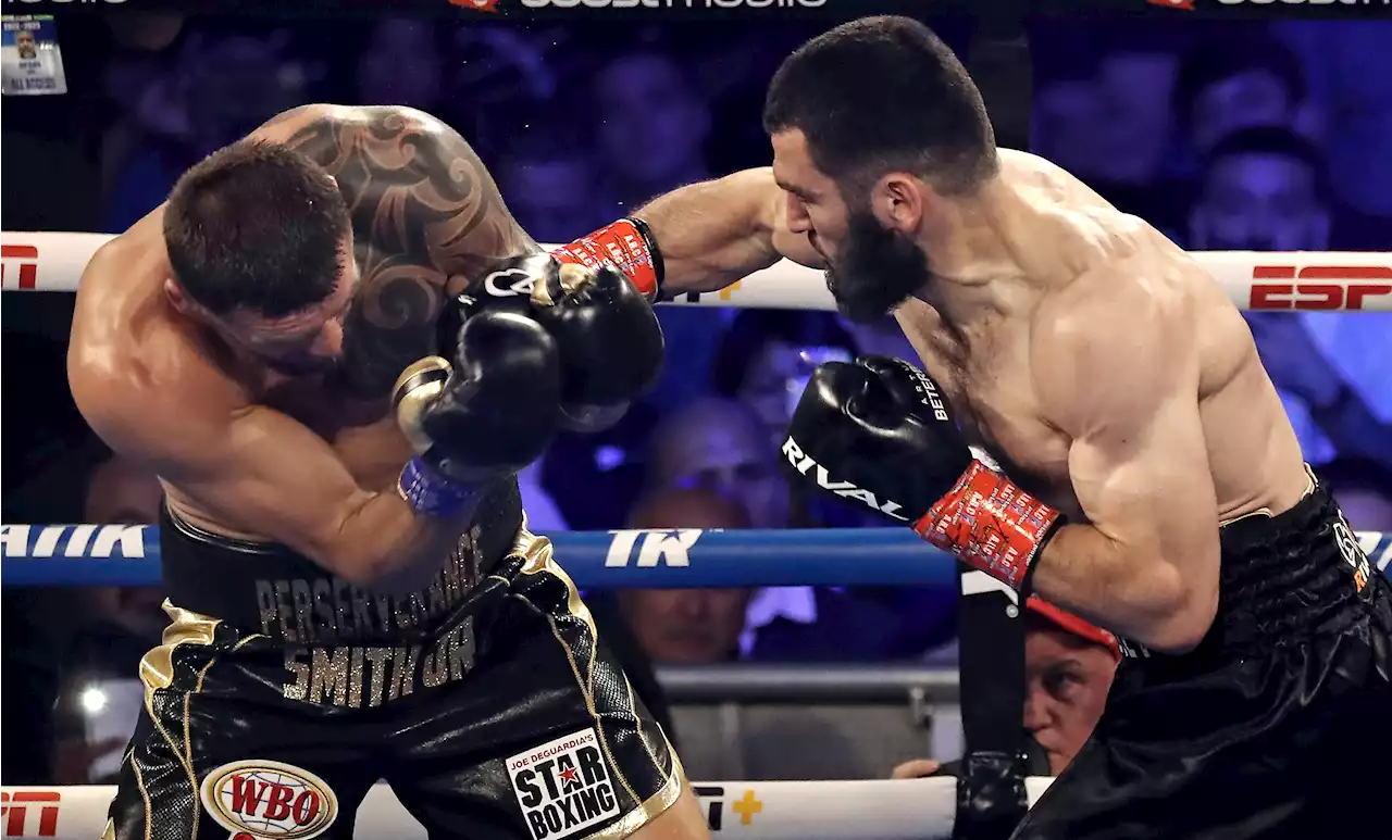 Long Island boxer Joe Smith KO’d by Artur Beterbiev in title unification bout